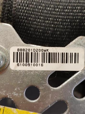 CINTURA DI SICUREZZA ANTERIORE DESTRA KIA Carens 2° Serie 888201D200WK 88810/20-1D200 D4EA (06) - Foto 3