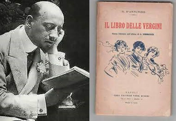 IL LIBRO DELLE VERGINI, G. D'ANNUNZIO, Ed. F. Bideri 1924.