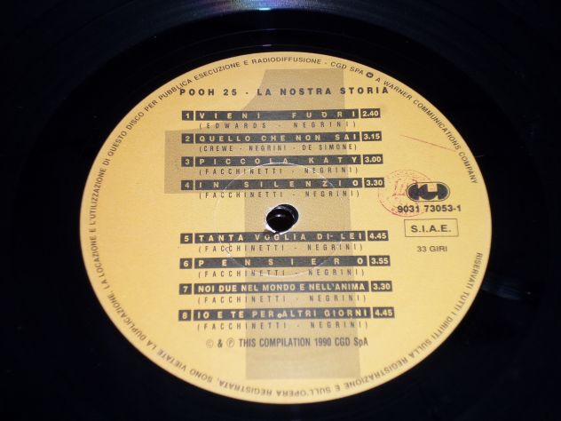 POOH - 25 La Nostra Storia - 2 x LP / 33 giri 1990 Italy Gatefold CGD - Foto 4