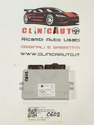 CENTRALINA MODULO TETTO MINI One 2° Serie 6135 3454818 N16B16A (0613)