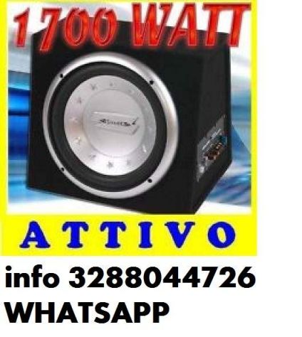 Subwoofer attivo bass box 1700watt amplificatore - Foto 2