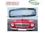 Radiator grille Volvo PV Duett, PV444, PV544 by stainless steel new