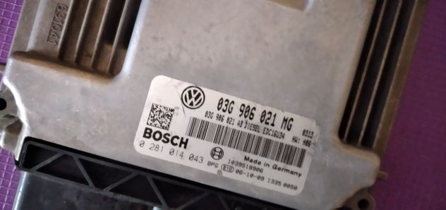 VOLKSWAGEN TOURAN CENTRALINA MOTORE 03G906021MG BOSCH 0281014043 - Foto 3