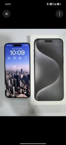 Vendo iPhone 15 Pro Max 256GB Black Titanium – Come Nuovo, Scatola Originale