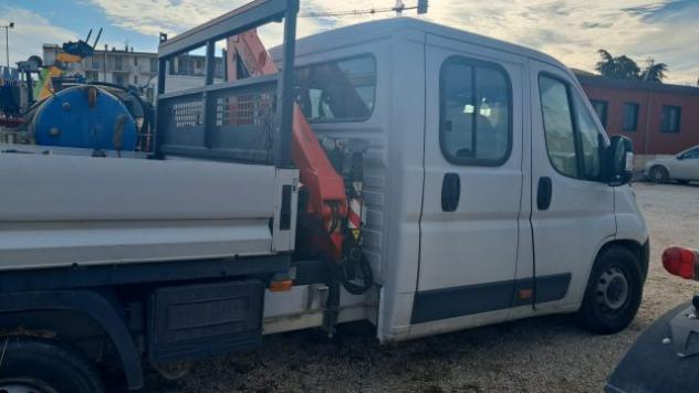 FIAT DUCATO 7 POSTI CON GRU SINISTRATO 2300 rif. 24079193 - Foto 7