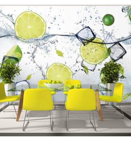 Fotomurale Adesivo Con I Limoni Arredalacasa
