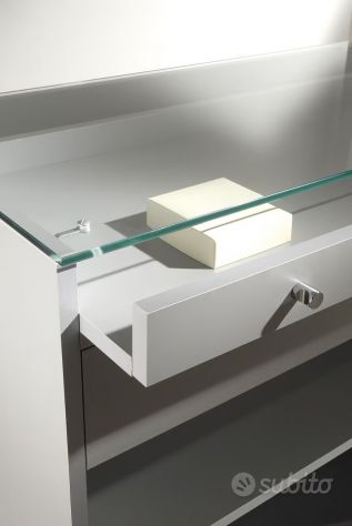 Banco da Vendita NEGOZIO in VETRO e LEGNO - Foto 3