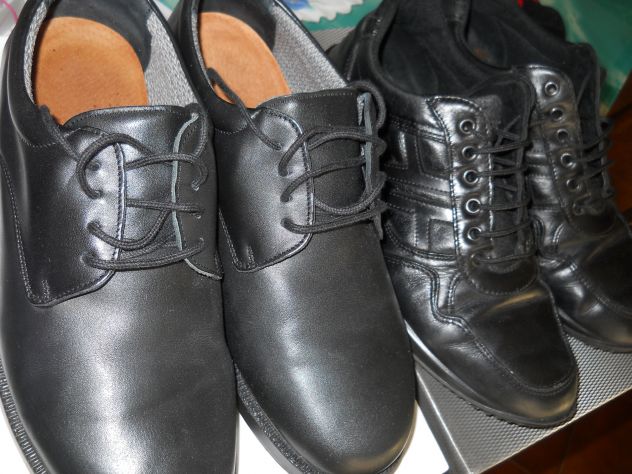 Scarpe in pelle nera