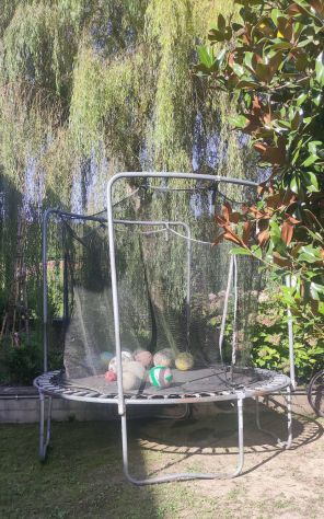 Trampolino tappeto elastico da giardino esterno - Foto 3