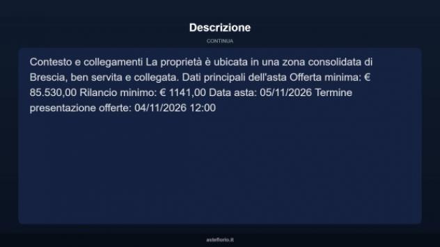 Immobile in asta di 121 m² con più di 5 locali e box auto in vendita a Brescia - Foto 17