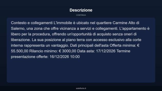 Immobile in asta di 65 m² in vendita a Salerno - Foto 12