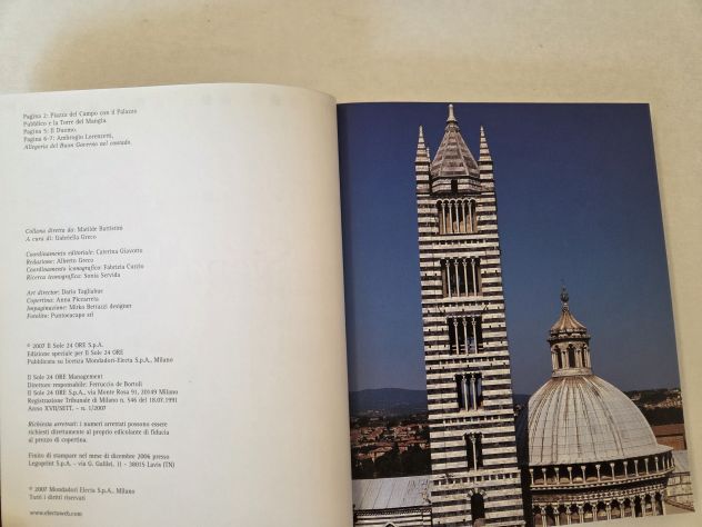 Libro "Siena", della collana delle grandi città d'arte italiane. - Foto 3