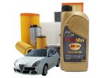 Kit Tagliando 5 litri olio motore Speed Max 5w30 Filtri per Alfa Romeo Giulietta