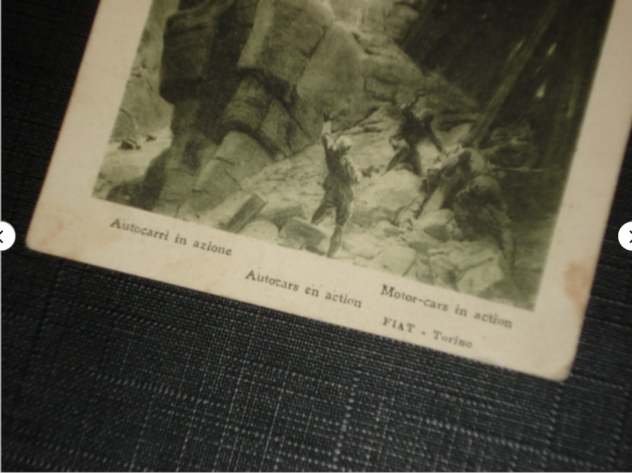 cartolina antica illustrata vintage guerra mondiale militaria usata anni 10 - Foto 4