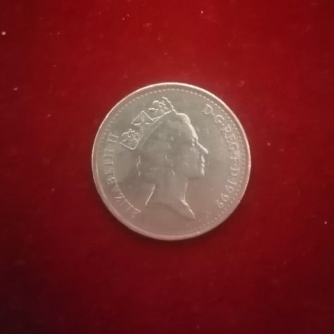 Gran Bretagna 10 Pence 1992 Elizabeth II - Leone Coronato - Circolata - Foto 4