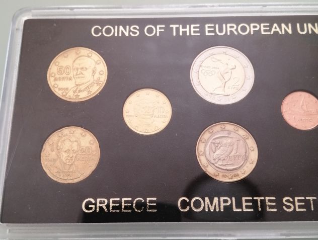 Set Completo di Monete Greche Euro 2002 - 2006 - 8pz - Foto 4