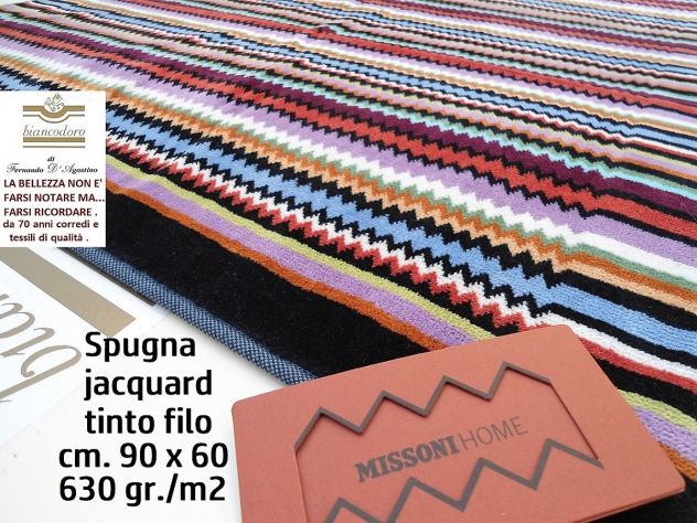 Tappeti Missoni cm. 90 x 60 cotone , double face . - Foto 7