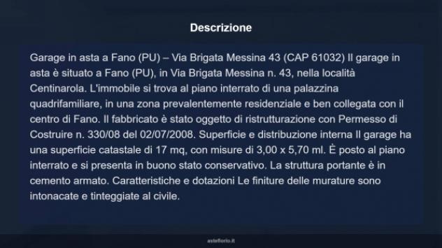 Immobile in asta di 17 m² in vendita a Fano - Foto 9