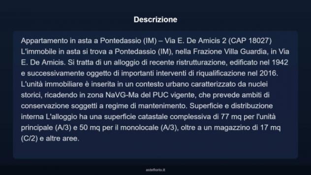 Immobile in asta di 77 m² in vendita a Pontedassio - Foto 3