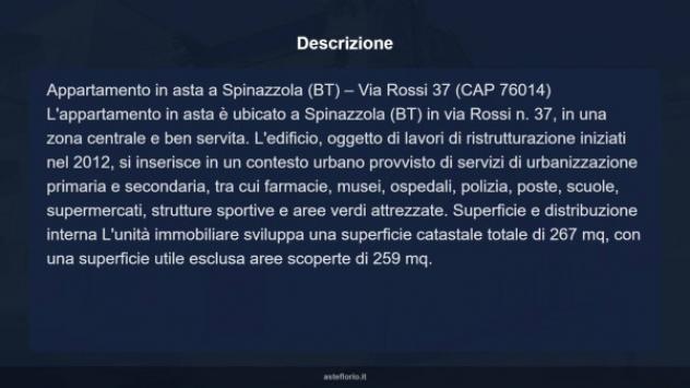 Immobile in asta di 259 m² con più di 5 locali in vendita a Spinazzola - Foto 13