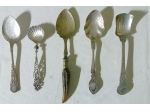 1930 ca- n° 5 CONTINENTAL SOLID SILVER SPOON