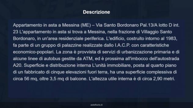 Immobile in asta di 56 m² in vendita a Messina - Foto 9