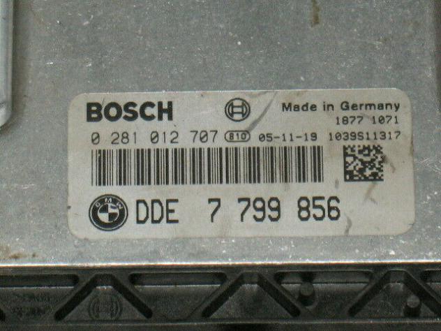 0281012707 ECU CENTRALINA BMW 3.0 0281012707 DDE 7799856 DDE7799856 - Foto 2