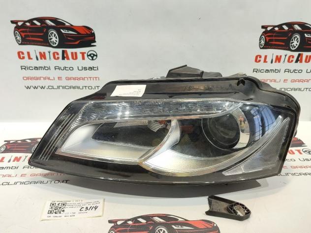 FARO ANTERIORE SX ALLO XENO AUDI A3 Cabriolet Serie (8P7) 8P0941029BF BZB (0813)