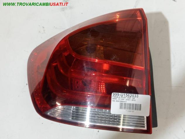 FANALE POST. EST. SX 999-U1562033 Parti elettriche Fanaleria Fanali Fanale post. sx. BMW - X1 E84 - 2009 2012