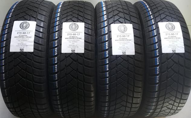 4 GOMME 215 60 17 GT RADIAL A68324