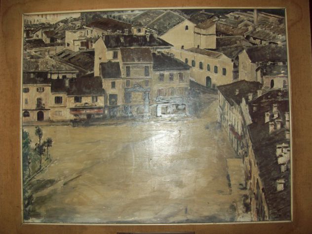 Olio su legno Vecchia Monza. - Foto 2