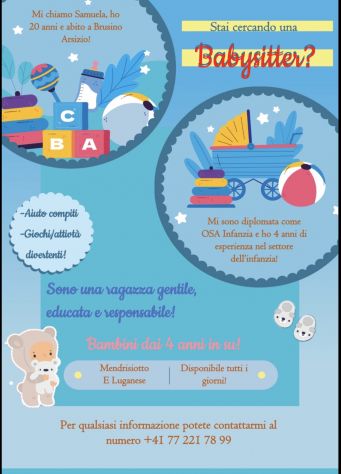 Babysitter per voi!