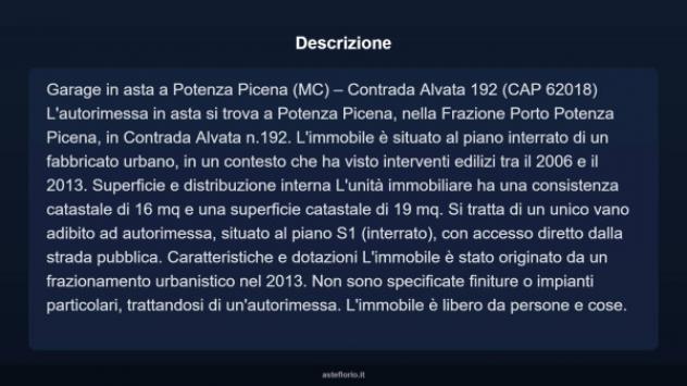 Immobile in asta di 16 m² in vendita a Potenza Picena - Foto 4