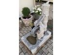 Fontana mulino ad acqua in pietra granito