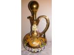 Caraffina antica in vetro soffiato di Murano