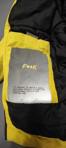 Giubbotto invernale caldissimo F**K bambino giallo 8 anni, impermeabile - Foto 3