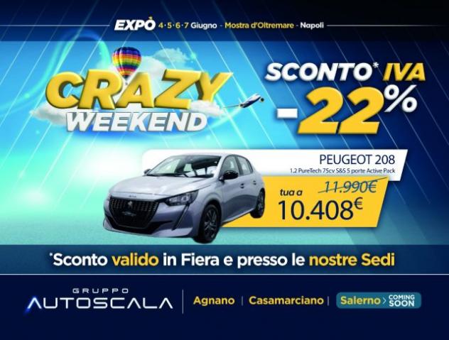 PEUGEOT 208 1.2 PureTech 75cv S&S 5 porte Active Pack rif. 23761652