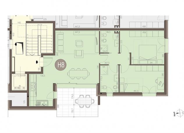 APPARTAMENTO 3 LOCALI, NUOVA COSTRUZIONE - Foto 19
