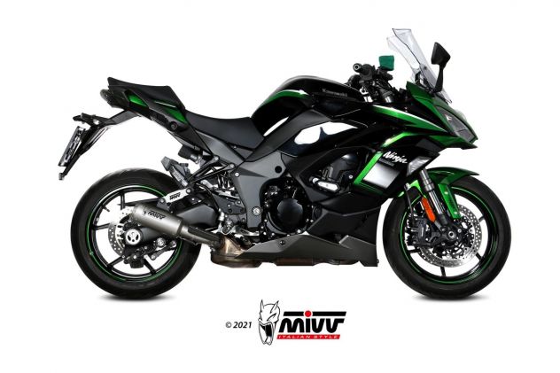 Terminali di scarico Kawasaki Ninja 1000 1100 sx tourer Leovince Mivv - Foto 4