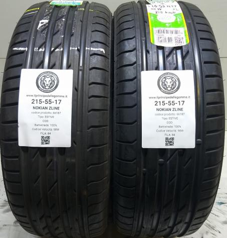 2 GOMME 215 55 17 NOKIAN A66187