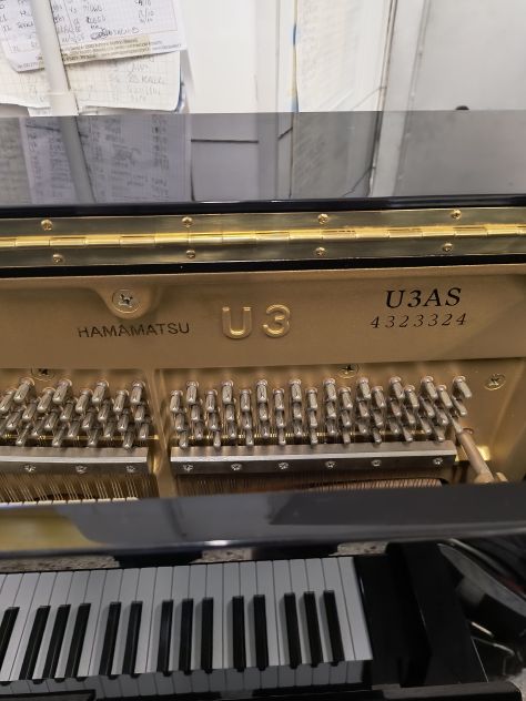 Pianoforte Yamaha U3AS con pedale tonale con trasporto e panca inclusi - Foto 2