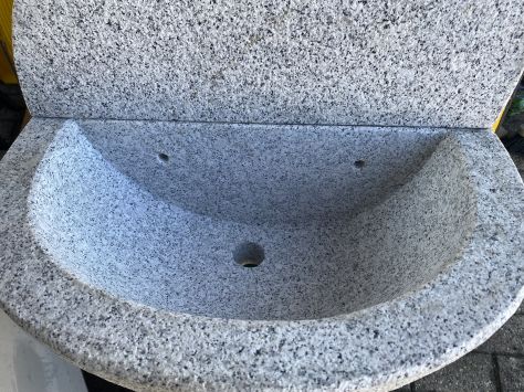 Fontana a muro parete in pietra granito - Foto 3