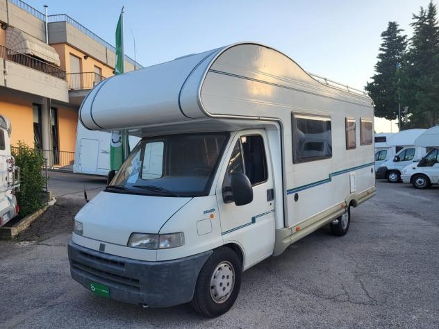 CAMPER MCLOUIS DUCATO MANSARDATO 6 POSTI DINETTE FERRO CAVALLO U GENERALI USATO - Foto 2
