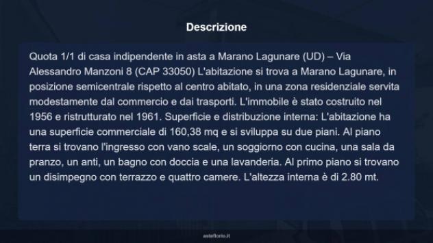 Immobile in asta di 160 m² con più di 5 locali in vendita a Marano Lagunare - Foto 18