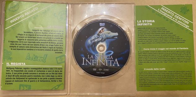 Dvd La storia infinita 1984 raro inserto genitori e insegnate