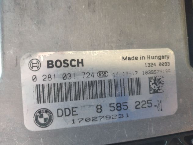 0281031724 Centralina motore Bosch EDC17C50 BMW Serie 2 coupè 2.0 Diesel ECU Bo - Foto 4