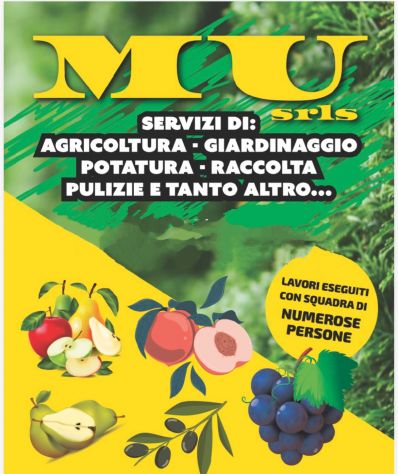 Servizi di agricoltura e giardinaggio