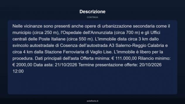 Immobile in asta di 320 m² in vendita a Cosenza - Foto 8