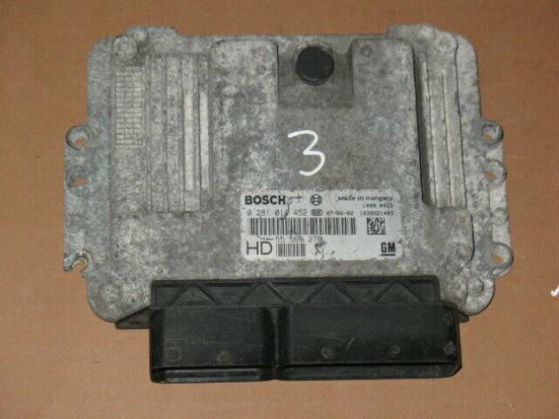 0281014452 ECU OPEL ZAFIRA B 1.9 CDTI 0281014452 55566279 HD 0 281 014 452