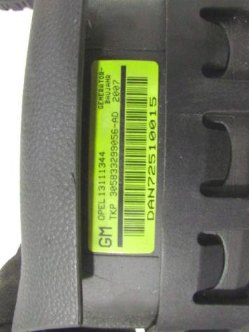 13251080 KIT AIRBAG OPEL ASTRA H SW 1.7 D 74KW 5M 5P (2007) RICAMBIO USATO 13111344 - Foto 5